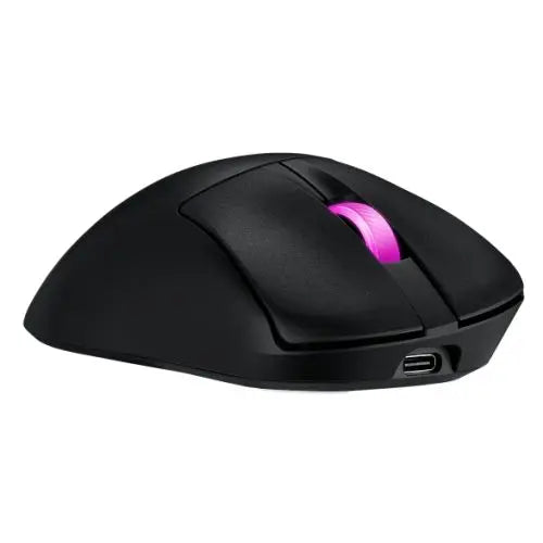Asus ROG Keris II Origin Wireless Lightweight RGB Gaming Mouse, Wired/Wireless/Btooth, AimPoint Pro Sensor, Push-Fit Switch Socket, 42000 DPI, Black - HONORABLE VETERANS SOLUTIONS