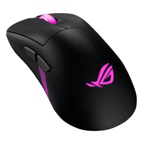 Asus ROG Keris II Origin Wireless Lightweight RGB Gaming Mouse, Wired/Wireless/Btooth, AimPoint Pro Sensor, Push-Fit Switch Socket, 42000 DPI, Black - HONORABLE VETERANS SOLUTIONS