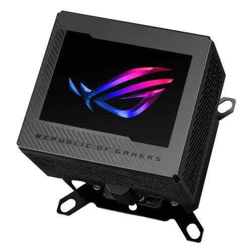 Asus ROG Ryujin III WB CPU Water Block, Full-Colour 3.5" LCD Customisable Screen, Embedded VRM Fan, Black - HONORABLE VETERANS SOLUTIONS