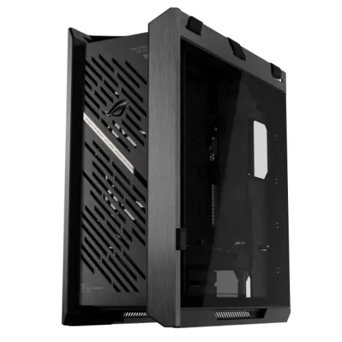 Asus ROG Strix Helios II Gaming Case w/ Glass Windows, E-ATX, 4x Fans, GPU Braces, USB-C 20Gbps, Fan/RGB Control Buttons, Carry Handles, Black - HONORABLE VETERANS SOLUTIONS