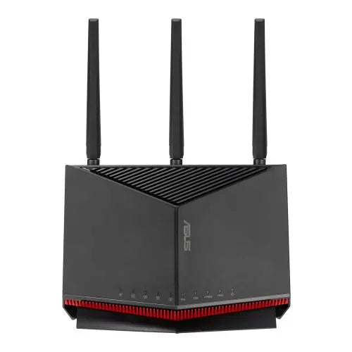 Asus (RT-BE86U) BE6800 Dual Band Wi-Fi 7 Gigabit Router, 10G WAN/LAN, 2.5G Ports, 4K-QAM, MLO, AiMesh, 20G WAN/LAN Capacity - HONORABLE VETERANS SOLUTIONS