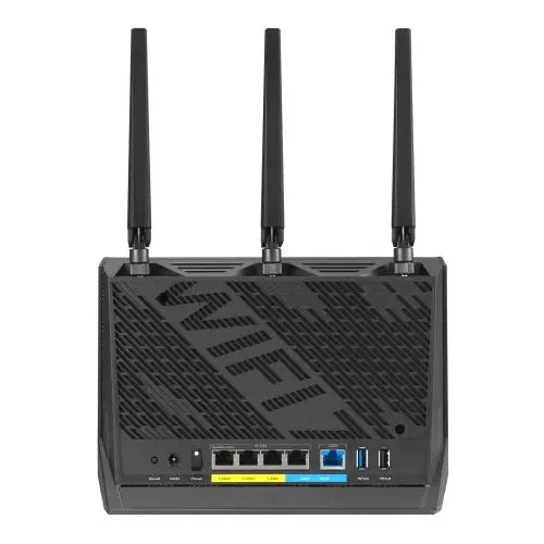 Asus (RT-BE86U) BE6800 Dual Band Wi-Fi 7 Gigabit Router, 10G WAN/LAN, 2.5G Ports, 4K-QAM, MLO, AiMesh, 20G WAN/LAN Capacity - HONORABLE VETERANS SOLUTIONS