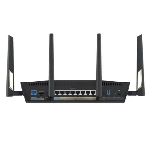 Asus (RT-BE88U) BE7200 Dual Band Wi-Fi 7 AiMesh Extendable Performance Router, 2x 10G Ports, 2.5G Ports, 4K-QAM, MLO, AiMesh - HONORABLE VETERANS SOLUTIONS