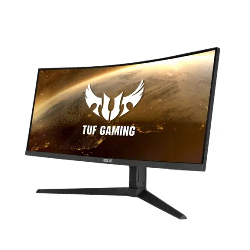 Asus TUF Gaming 34" WQHD Ultra-wide Curved Gaming Monitor (VG34VQL1B), 3440 x 1440, 1ms, 2 HDMI, 2 DP, USB, 165Hz, VESA - HONORABLE VETERANS SOLUTIONS