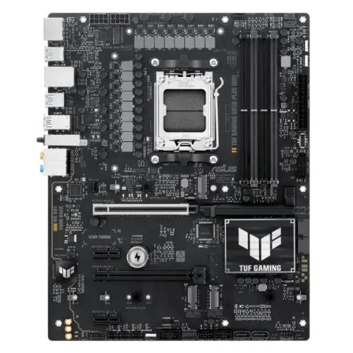 Asus TUF GAMING B850-PLUS WIFI, AMD B850, AM5, ATX, 4 DDR5, HDMI, DP, Wi-Fi 7, 2.5G LAN, RGB, 3x M.2 - HONORABLE VETERANS SOLUTIONS