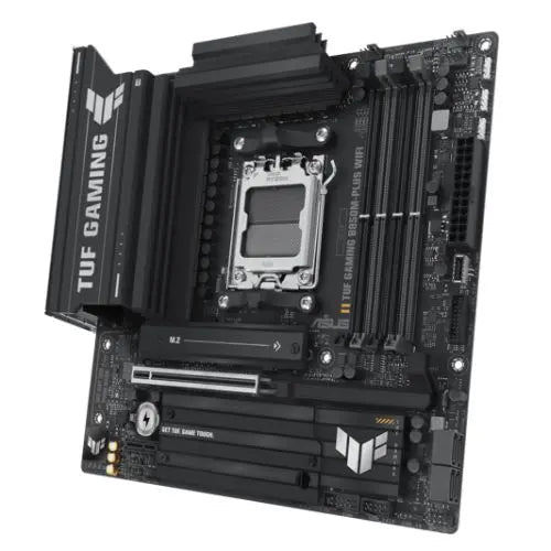 Asus TUF GAMING B850M-PLUS WIFI, AMD B850, AM5, Micro ATX, 4 DDR5, HDMI, DP, Wi-Fi 6E, 2.5G LAN, 3x M.2 - HONORABLE VETERANS SOLUTIONS