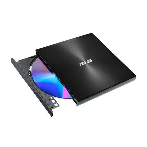 Asus (ZenDrive U9M) External Slimline DVD Re-Writer, USB-A / USB-C, 8x, M-Disc Support, Cyberlink Power2Go 8, Black - HONORABLE VETERANS SOLUTIONS