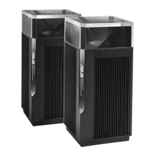 Asus (ZenWiFi Pro XT12) AX11000 Tri-Band Mesh Wi-Fi 6 Routers, 2 Pack, AiMesh Tech, 2.5G WAN, 2.5G LAN, 2x GB LAN, OFDMA, MU-MIMO - HONORABLE VETERANS SOLUTIONS