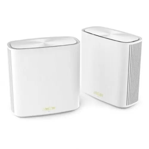 Asus (ZenWiFi XD6S) AX5400 Dual-Band Wi-Fi 6 Routers, 2 Pack, 1x GB LAN, GB WAN, AiMesh Tech, Tri-Core Processor, White - HONORABLE VETERANS SOLUTIONS