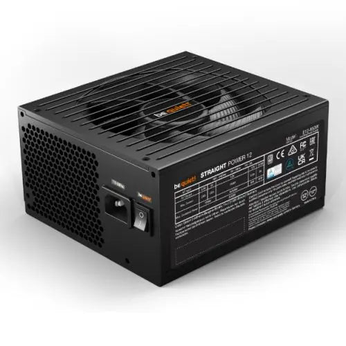 Be Quiet! 850W Straight Power 12 PSU, Fully Modular, 80+ Platinum, Silent Wings Fan, ATX 3.0, PCIe 5.0 - HONORABLE VETERANS SOLUTIONS