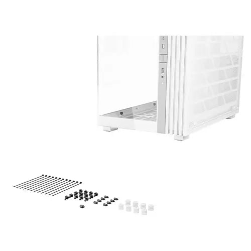 Be Quiet! Light Base 900 FX ARGB Gaming Case w/ Glass Front & Side, E-ATX, Invertible, 4x ARGB Fans, 3M ARGB Strip & Controller, USB-C, Asus BTF Compatible, White - HONORABLE VETERANS SOLUTIONS