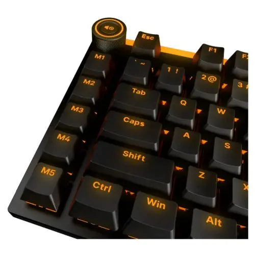 Be Quiet! Light Mount Silent Linear RGB Mechanical Keyboard, 3D Media Wheel, 5 Macro Keys, Sound-Proofing, Black - HONORABLE VETERANS SOLUTIONS