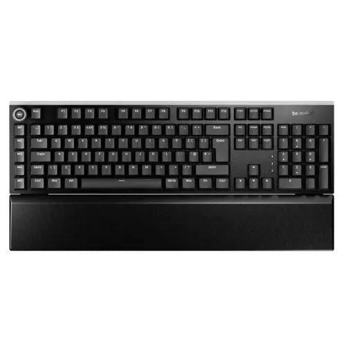 Be Quiet! Light Mount Silent Linear RGB Mechanical Keyboard, 3D Media Wheel, 5 Macro Keys, Sound-Proofing, Black - HONORABLE VETERANS SOLUTIONS