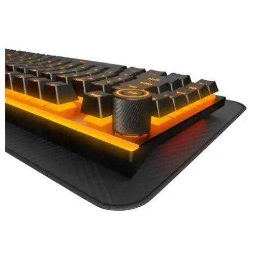 Be Quiet! Light Mount Silent Linear RGB Mechanical Keyboard, 3D Media Wheel, 5 Macro Keys, Sound-Proofing, Black - HONORABLE VETERANS SOLUTIONS