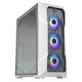 Cooler Master MasterBox TD500 Mesh V2 Gaming Case w/ Glass Side, E-ATX, 3x ARGB Fans, ARGB Fan Hub, FineMesh Front, USB-C, White - HONORABLE VETERANS SOLUTIONS