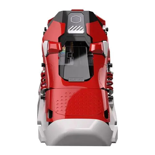 Cooler Master Sneaker X Mini ITX ARGB Case, 360mm AIO Cooler, 850W PSU & 1x PWM Fan Included, ARGB Controller, Classic Red - HONORABLE VETERANS SOLUTIONS