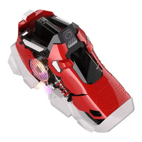 Cooler Master Sneaker X Mini ITX ARGB Case, 360mm AIO Cooler, 850W PSU & 1x PWM Fan Included, ARGB Controller, Classic Red - HONORABLE VETERANS SOLUTIONS