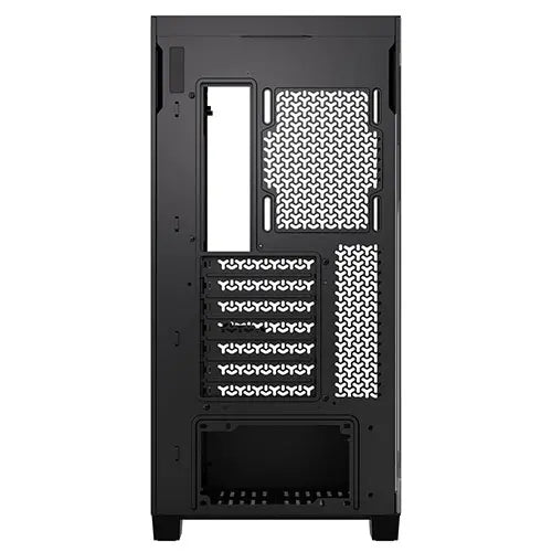 Corsair 3500X LX-R ARGB Gaming Case w/ Glass Side & Front, E-ATX, 3x Reverse ARGB Fans, iCUE LINK Hub, USB-C, Asus BTF Compatible, Black - HONORABLE VETERANS SOLUTIONS