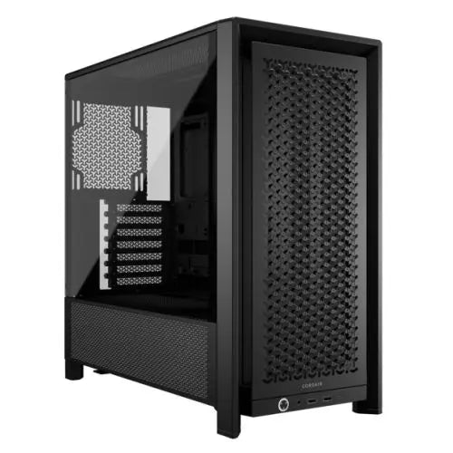 Corsair FRAME 4000D Modular Gaming Case w/ Glass Side, E-ATX, No Fans, InfiniRail Fan Mounting, USB-C, Asus BTF Compatible, Black - HONORABLE VETERANS SOLUTIONS
