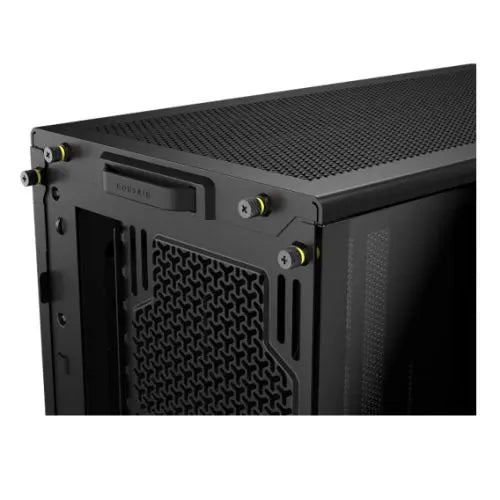 Corsair FRAME 4000D Modular Gaming Case w/ Glass Side, E-ATX, No Fans, InfiniRail Fan Mounting, USB-C, Asus BTF Compatible, Black - HONORABLE VETERANS SOLUTIONS