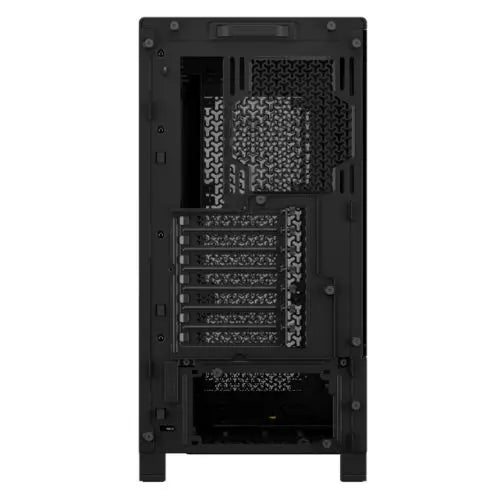 Corsair FRAME 4000D Modular Gaming Case w/ Glass Side, E-ATX, No Fans, InfiniRail Fan Mounting, USB-C, Asus BTF Compatible, Black - HONORABLE VETERANS SOLUTIONS