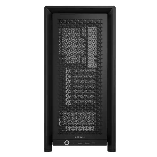 Corsair FRAME 4000D Modular Gaming Case w/ Glass Side, E-ATX, No Fans, InfiniRail Fan Mounting, USB-C, Asus BTF Compatible, Black - HONORABLE VETERANS SOLUTIONS