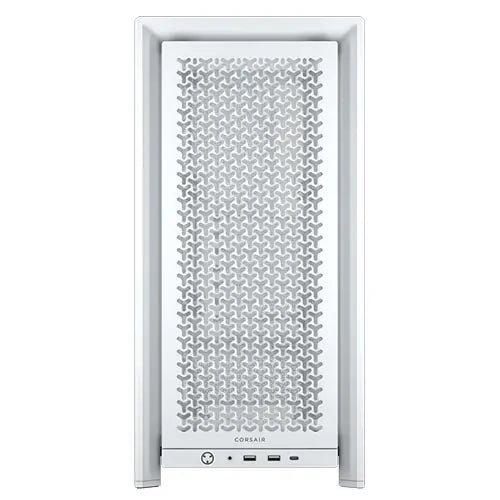 Corsair FRAME 4000D Modular Gaming Case w/ Glass Side, E-ATX, No Fans, InfiniRail Fan Mounting, USB-C, Asus BTF Compatible, White - HONORABLE VETERANS SOLUTIONS