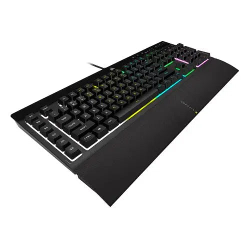 Corsair K55 RGB PRO Membrane Gaming Keyboard, USB, 5-Zone RGB, 12-Key Rollover, Anti-Ghosting, 6 Macros, IP42 - HONORABLE VETERANS SOLUTIONS