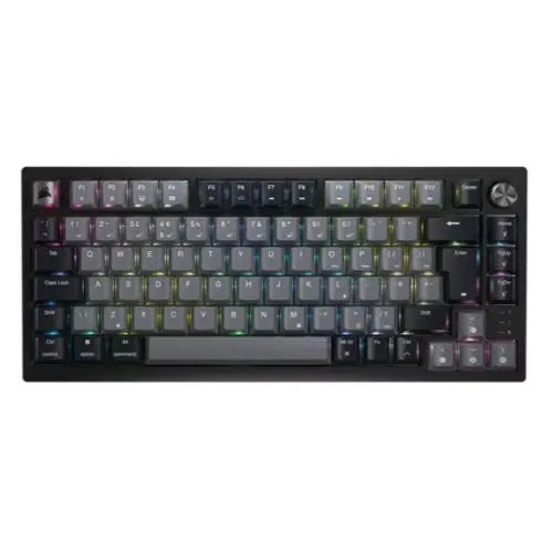 Corsair K65 PLUS Wireless Compact 75% Mechanical RGB Gaming Keyboard, Wireless/Btooth/USB, MLX Red Linear Switches, Sound Dampening, Black - HONORABLE VETERANS SOLUTIONS