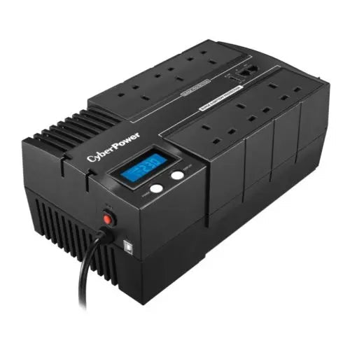 CyberPower BRICs 700VA Line Interactive UPS, 420W, LCD Display, 6x UK Plug, AVR Energy Saving, Wall Mountable - HONORABLE VETERANS SOLUTIONS