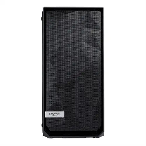 Fractal Design Meshify C (Dark TG) Gaming Case w/ Dark Tint Glass Window, ATX, Angular Mesh Front, High-airflow, 2 x 120mm Fans - HONORABLE VETERANS SOLUTIONS
