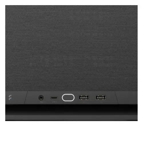 Fractal Design Mood (Black) SFF Case, Mini ITX, Requires SFX/SFX-L PSU, 1 Fan, PCIe 4.0 Riser Card, USB-C, 325mm GPU & 280mm Radiator Support - HONORABLE VETERANS SOLUTIONS