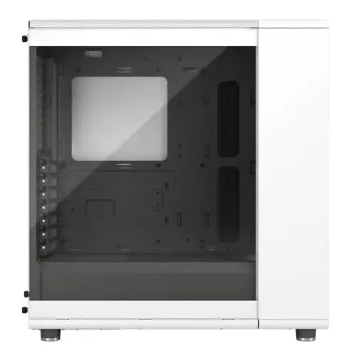 Fractal Design North Chalk White (TG Clear) Case w/ Clear Glass Window, ATX, 2 Fans, USB-C, Oak Front - HONORABLE VETERANS SOLUTIONS