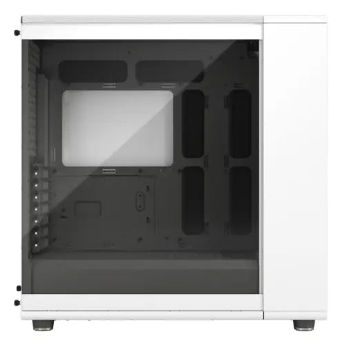 Fractal Design North XL Chalk White (TG Clear) Case w/ Clear Glass Window, E-ATX, 3 PWM Fans, USB-C, Oak Front - HONORABLE VETERANS SOLUTIONS