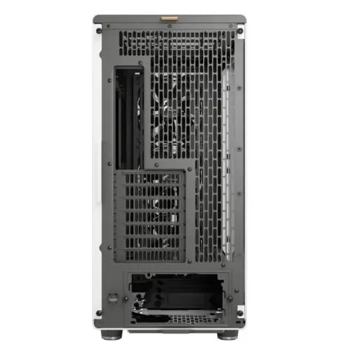 Fractal Design North XL Chalk White (TG Clear) Case w/ Clear Glass Window, E-ATX, 3 PWM Fans, USB-C, Oak Front - HONORABLE VETERANS SOLUTIONS