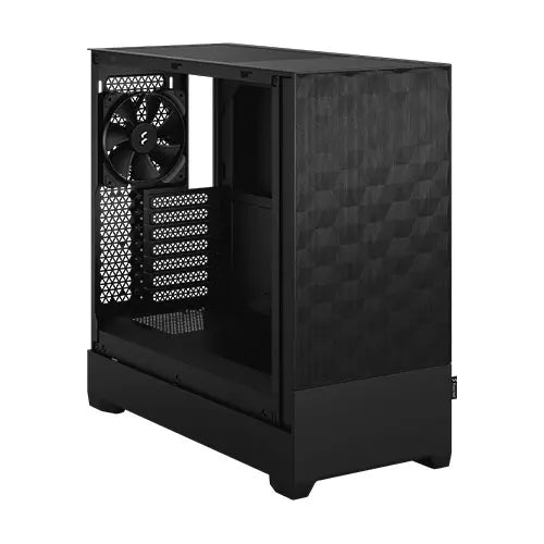 Fractal Design Pop Air (Black TG) Gaming Case w/ Clear Glass Window, ATX, Hexagonal Mesh Front, 3 Fans - HONORABLE VETERANS SOLUTIONS