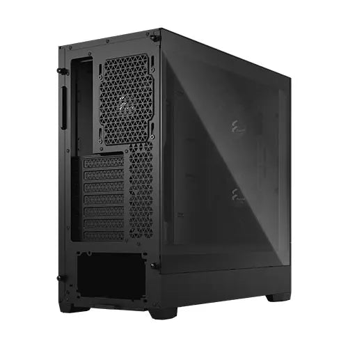 Fractal Design Pop Air (Black TG) Gaming Case w/ Clear Glass Window, ATX, Hexagonal Mesh Front, 3 Fans - HONORABLE VETERANS SOLUTIONS
