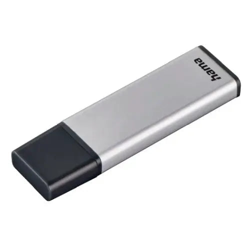 Hama Classic 32GB USB 3.0 Memory Pen, Aluminium, Cap, Keyring, 70MB/s, Black/Silver - HONORABLE VETERANS SOLUTIONS