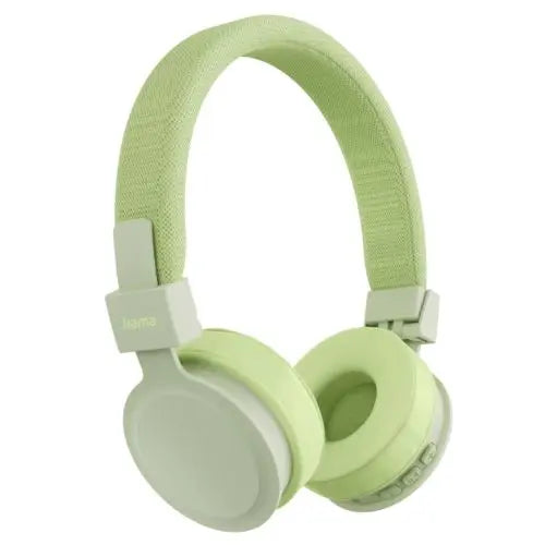 Hama (Freedom Lit III) Bluetooth Headset w/ Mic, 3.5mm Jack/USB-C, Foldable, Up to 15hrs Battery, Green - HONORABLE VETERANS SOLUTIONS