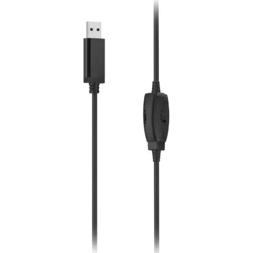Hama (HS-USB250 V2) Lightweight Office Headset with Boom Microphone, USB, Padded Ear Pads, In-line Controls - HONORABLE VETERANS SOLUTIONS