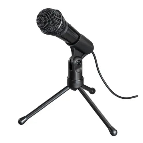 Hama MIC-P35 Allround Microphone for PC and Notebooks, 3.5mm Jack, Tripod - HONORABLE VETERANS SOLUTIONS