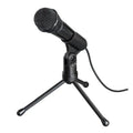 Hama MIC-P35 Allround Microphone for PC and Notebooks, 3.5mm Jack, Tripod - HONORABLE VETERANS SOLUTIONS