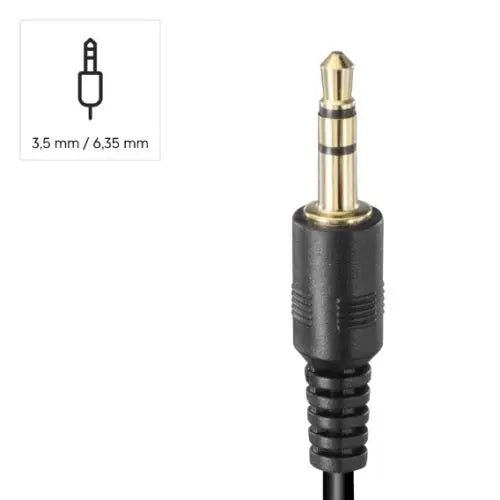 Hama (ShellTV II) Headphones, 3.5mm Jack (6.35mm Adapter), 40mm Drivers, 6m Cable, Padded Headband, Black/Dark Grey - HONORABLE VETERANS SOLUTIONS