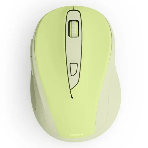 Hama WM-400 Compact Wireless Optical Mouse, 6 Buttons, 800-1600 DPI, Green - HONORABLE VETERANS SOLUTIONS