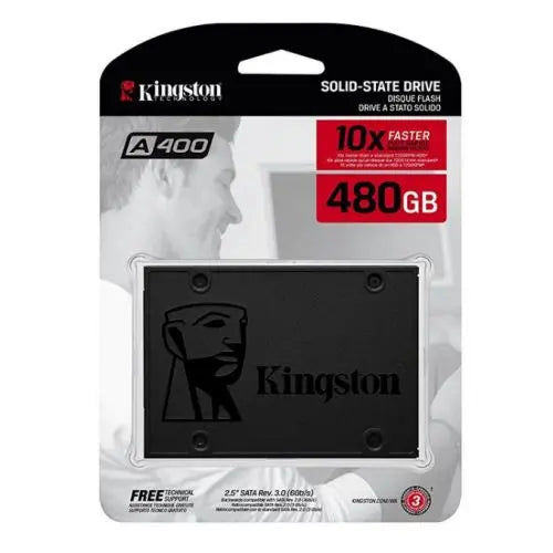 Kingston 480GB SSDNow A400 SSD, 2.5", SATA3, R/W 500/450 MB/s, 7mm - HONORABLE VETERANS SOLUTIONS