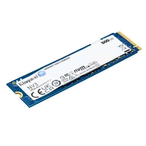 Kingston 500GB NV3 M.2 NVMe Gen4 SSD, M.2 2280, PCIe4, R/W 5000/3000 MB/s - HONORABLE VETERANS SOLUTIONS