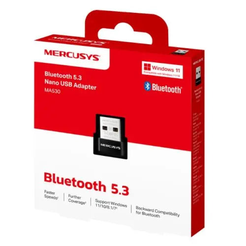 Mercusys (MA530) Bluetooth 5.3 Nano USB Adapter - HONORABLE VETERANS SOLUTIONS