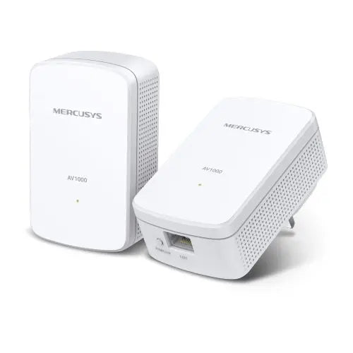 Mercusys (MP500 KIT) AV1000 GB Powerline Adapter Kit, AV2, 1-Port - HONORABLE VETERANS SOLUTIONS