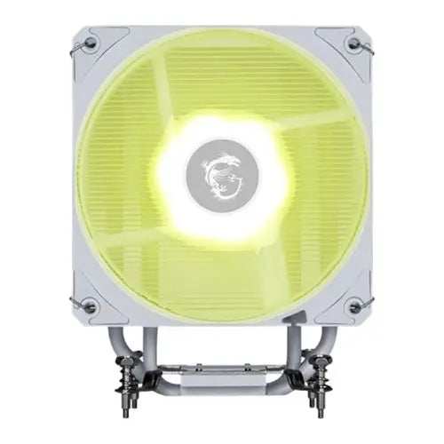 MSI MAG COREFROZR AA13 ARGB Heatsink & Fan, Intel & AMD, Compact, CycloBlade7 Design, 4x Heatpipes, 240W TDP, White - HONORABLE VETERANS SOLUTIONS