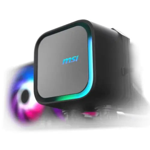 MSI MAG CORELIQUID A13 240mm Liquid CPU Cooler, 2x CycloBlade 7 ARGB PWM Fans, ARGB Cooling Block, Black - HONORABLE VETERANS SOLUTIONS